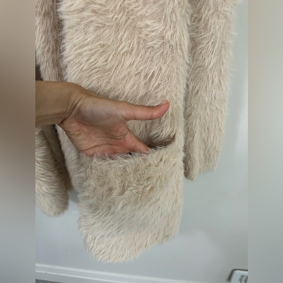 Free People Faux Fur Cardigan - Picture 7 of 8